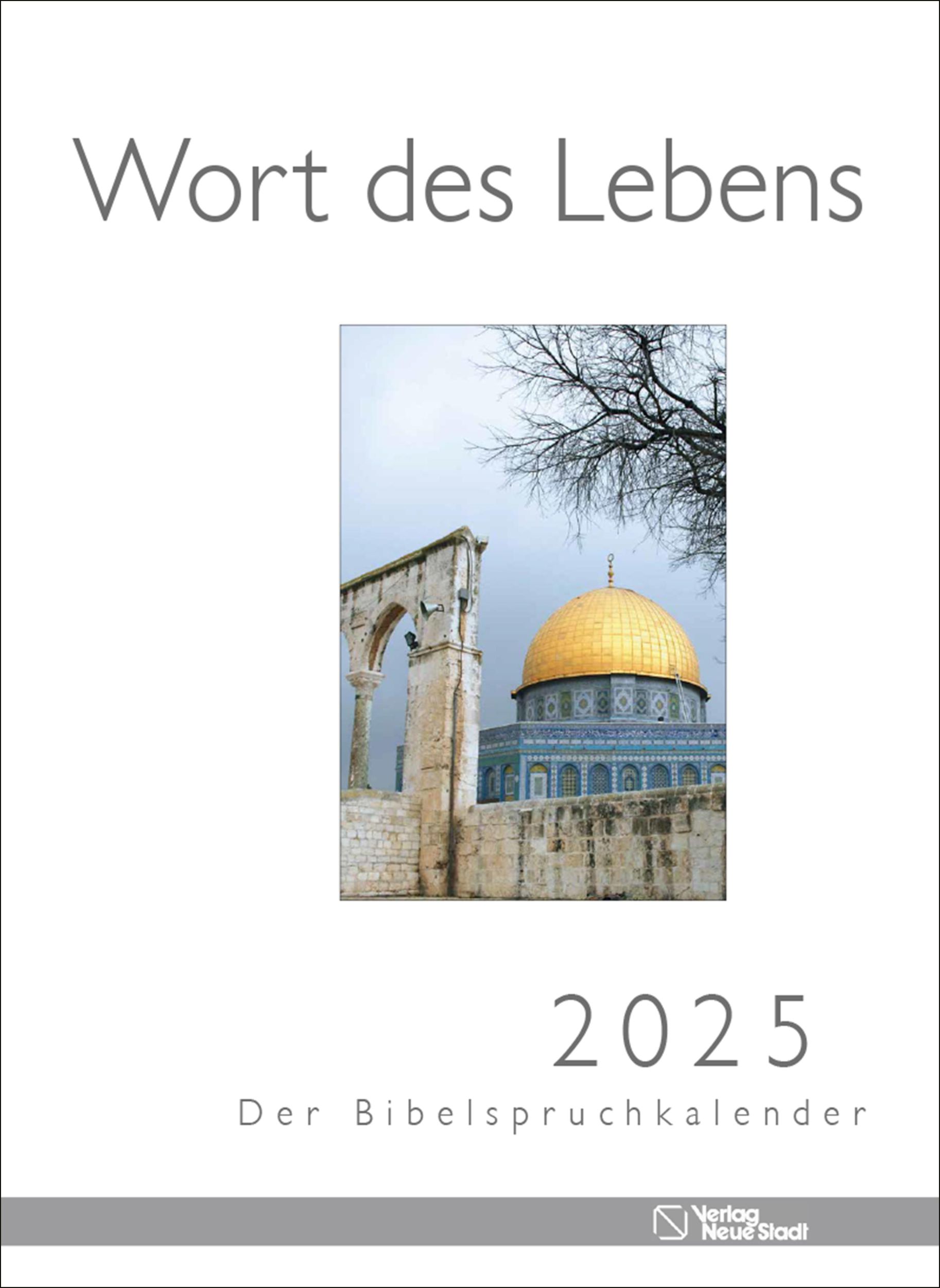 Cover: 9783734613371 | Wort des Lebens 2025 - Der Bibelspruchkalender | Kalender | 14 S.