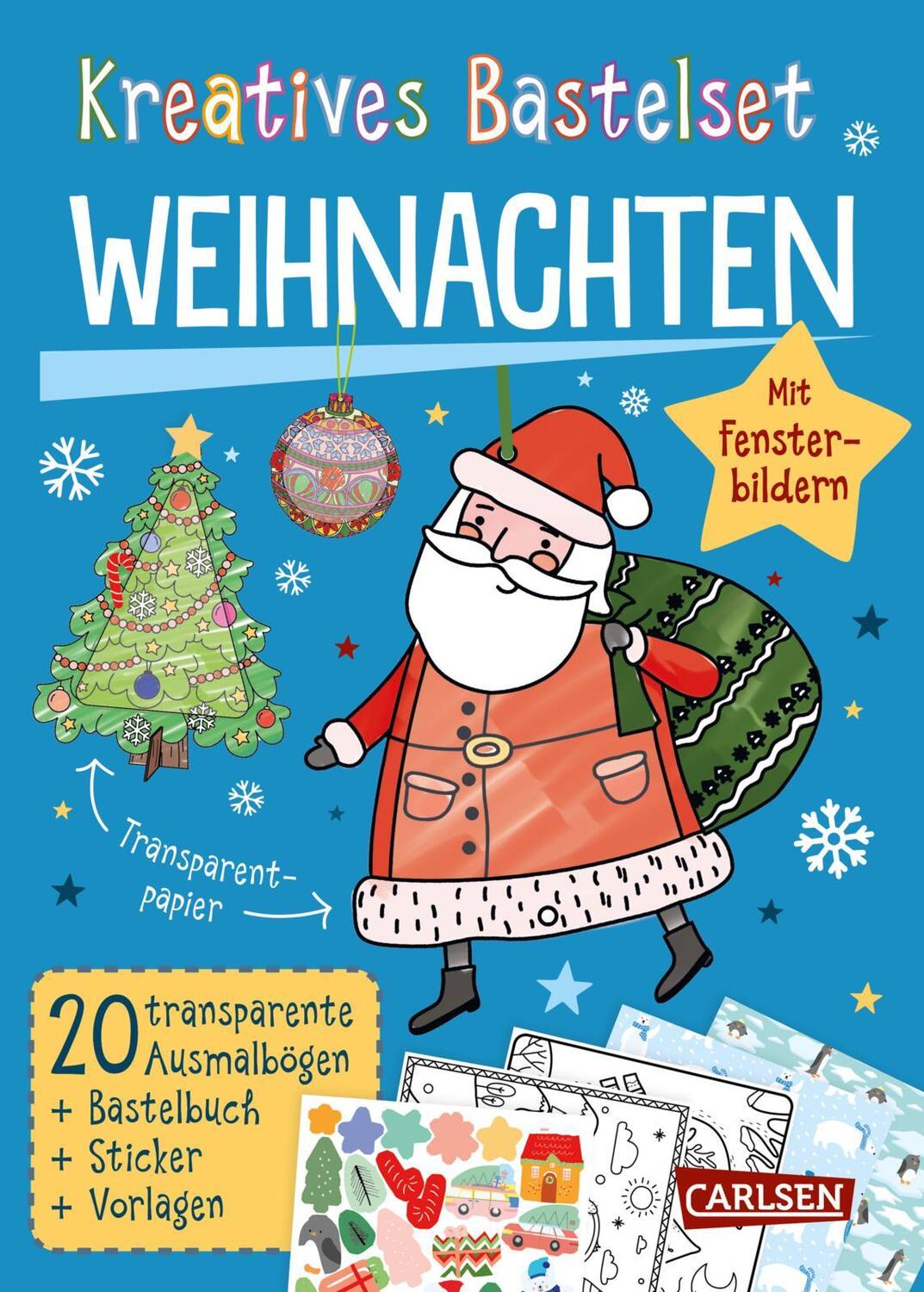 Cover: 9783551192042 | Bastelset für Kinder: Kreatives Bastelset: Weihnachten | Anton Poitier