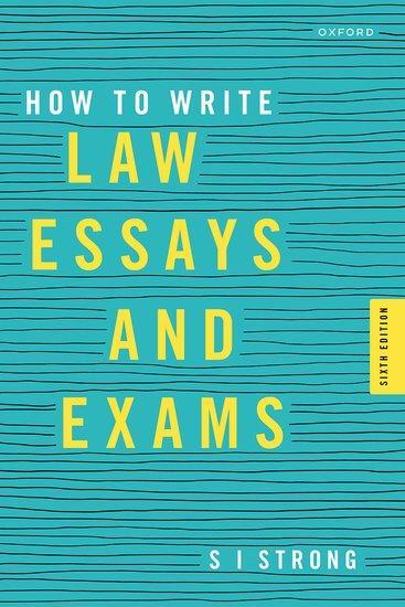 Cover: 9780192848659 | How to Write Law Essays &amp; Exams | S I Strong | Taschenbuch | Englisch