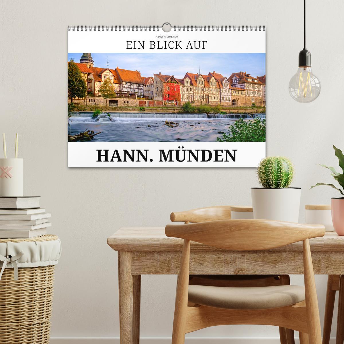 Bild: 9783383912689 | Ein Blick auf Hann. Münden (Wandkalender 2025 DIN A3 quer),...