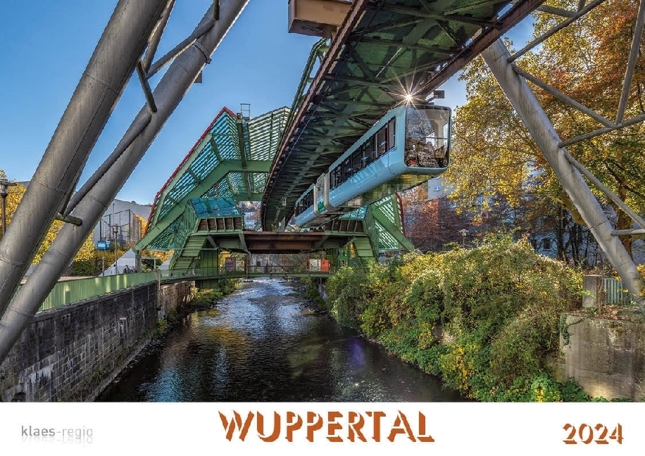 Cover: 9783965351721 | Wuppertal 2024 Bildkalender A4 Spiralbindung | Holger Klaes | Kalender