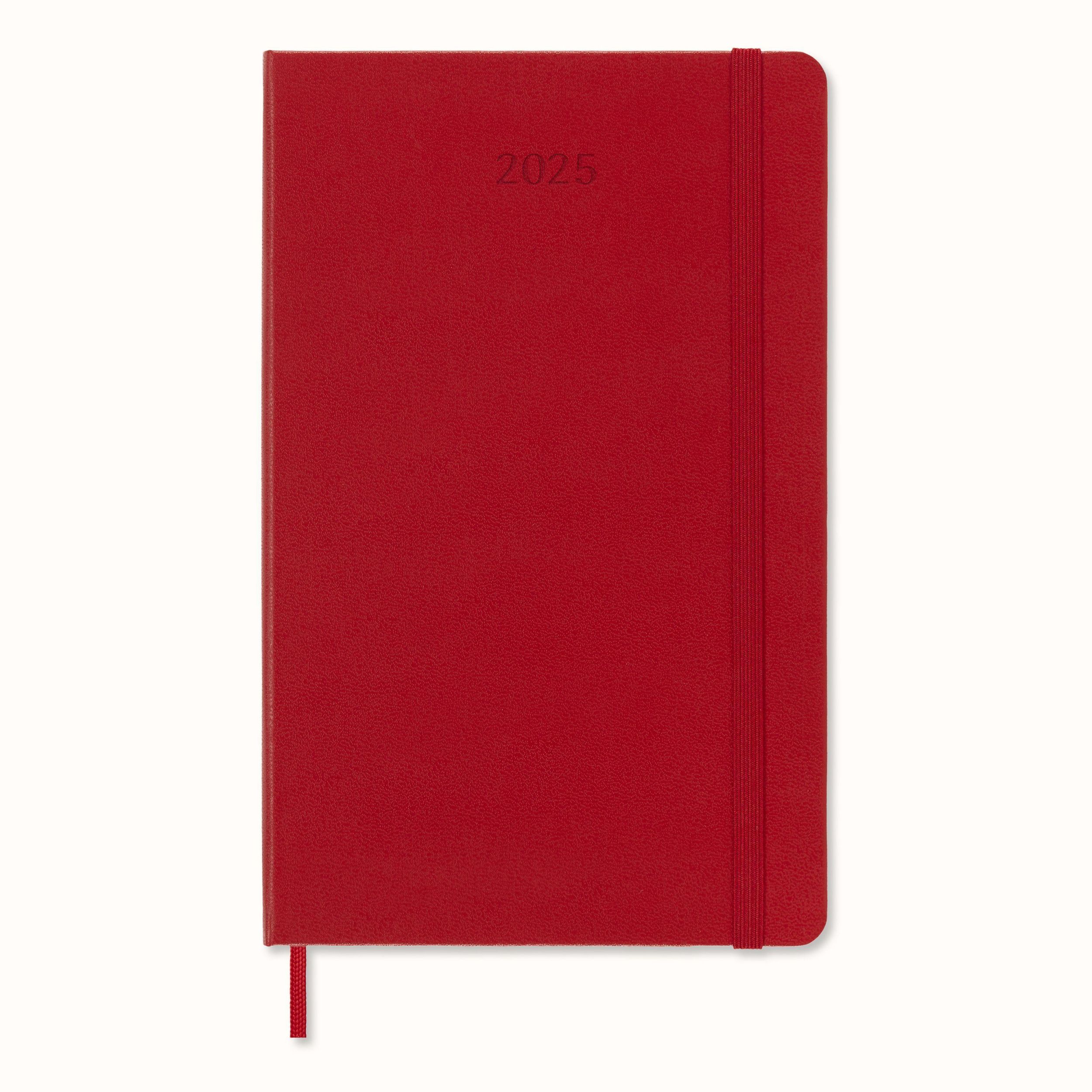 Cover: 8056999270285 | Moleskine Wochen-Notizkalender L/A5 Scharlachrot 2025 | Kalender