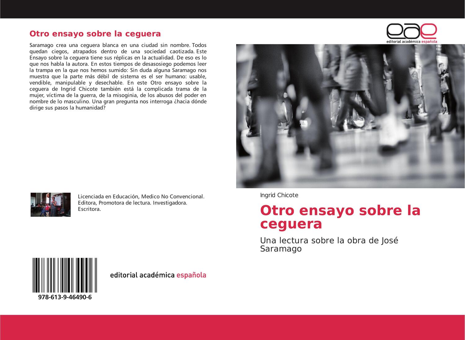 Cover: 9786139464906 | Otro ensayo sobre la ceguera | Ingrid Chicote | Taschenbuch | 80 S.