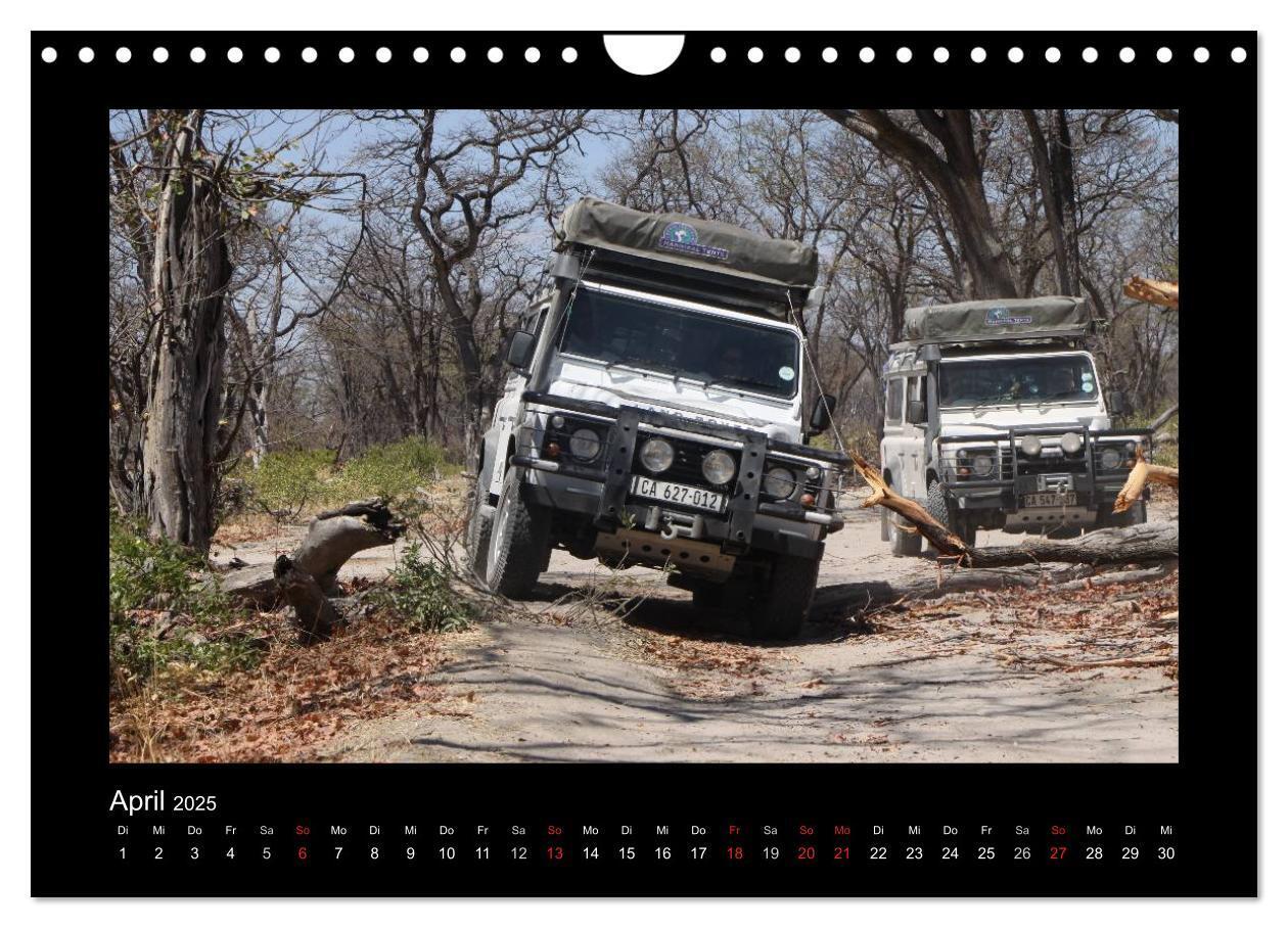 Bild: 9783435754014 | Land Rover Defender - Unterwegs in Afrika (Wandkalender 2025 DIN A4...