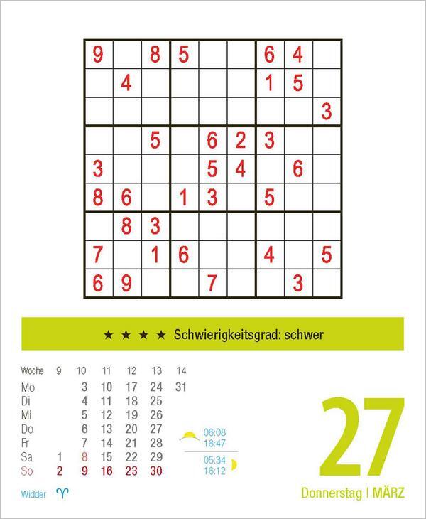 Bild: 9783731877370 | Sudoku 2025 | Verlag Korsch | Kalender | 328 S. | Deutsch | 2025