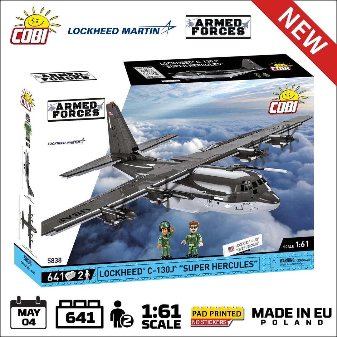 Cover: 5902251058388 | COBI Armed Forces 5838 - Lockheed C-130J Super Hercules, 641...