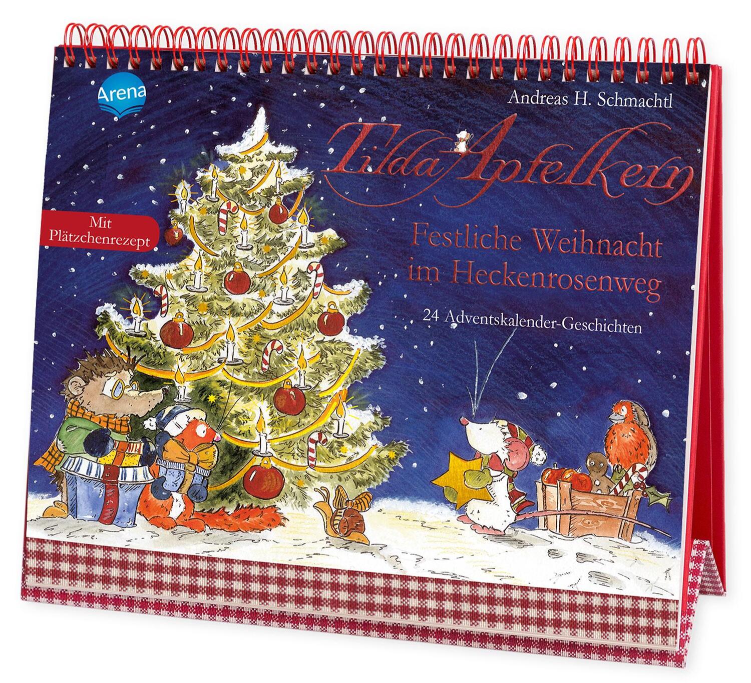 Cover: 9783401718996 | Tilda Apfelkern. Festliche Weihnacht im Heckenrosenweg. 24...