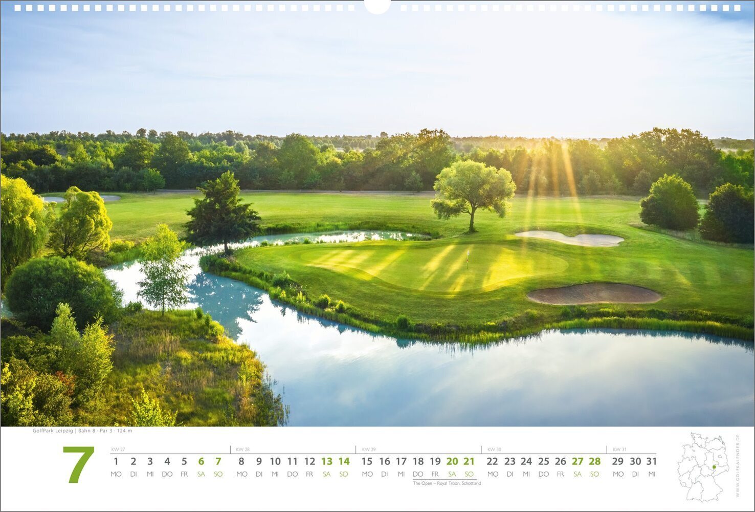 Bild: 9783948543068 | Golfkalender 2024 | Ralph Dörnte | Kalender | Spiralbindung | Deutsch