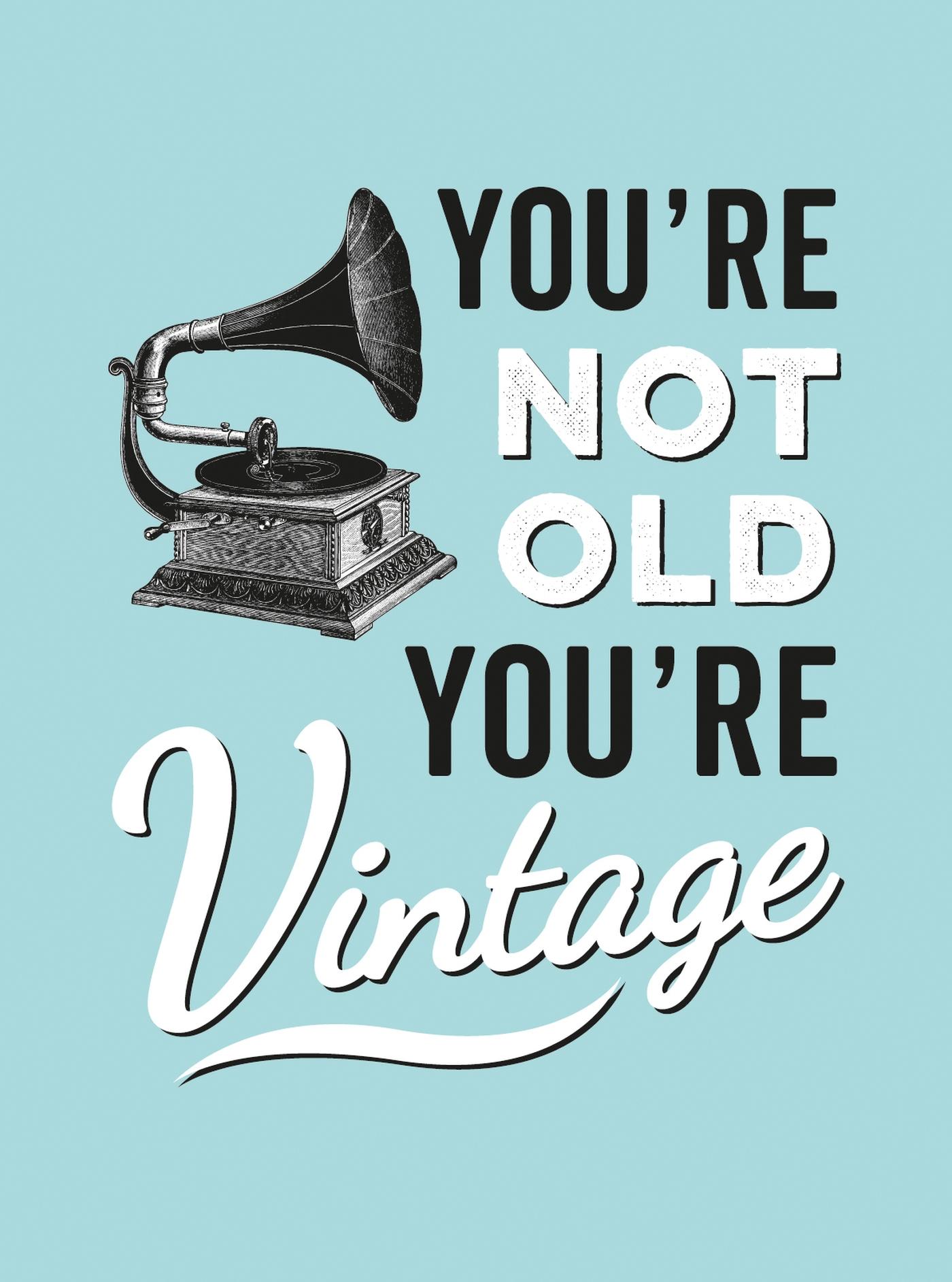 Cover: 9781786850126 | You're Not Old, You're Vintage | Summersdale Publishers | Buch | 2017