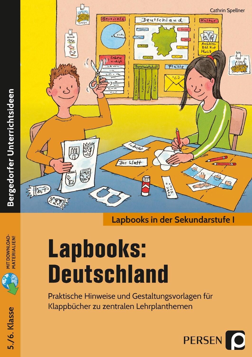 Cover: 9783403207696 | Lapbooks: Deutschland 5./6. Klasse | Cathrin Spellner | Bundle | 2021