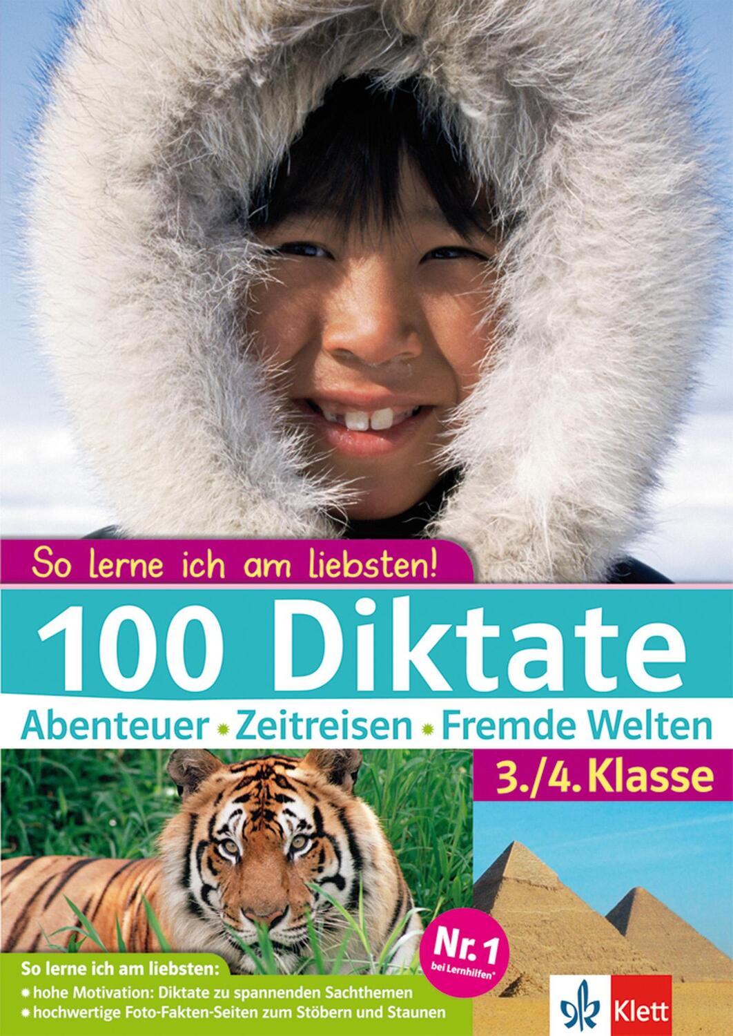 Cover: 9783129491324 | 100 Diktate Abenteuer - Zeitreisen - Fremde Welten. 3./4. Klasse