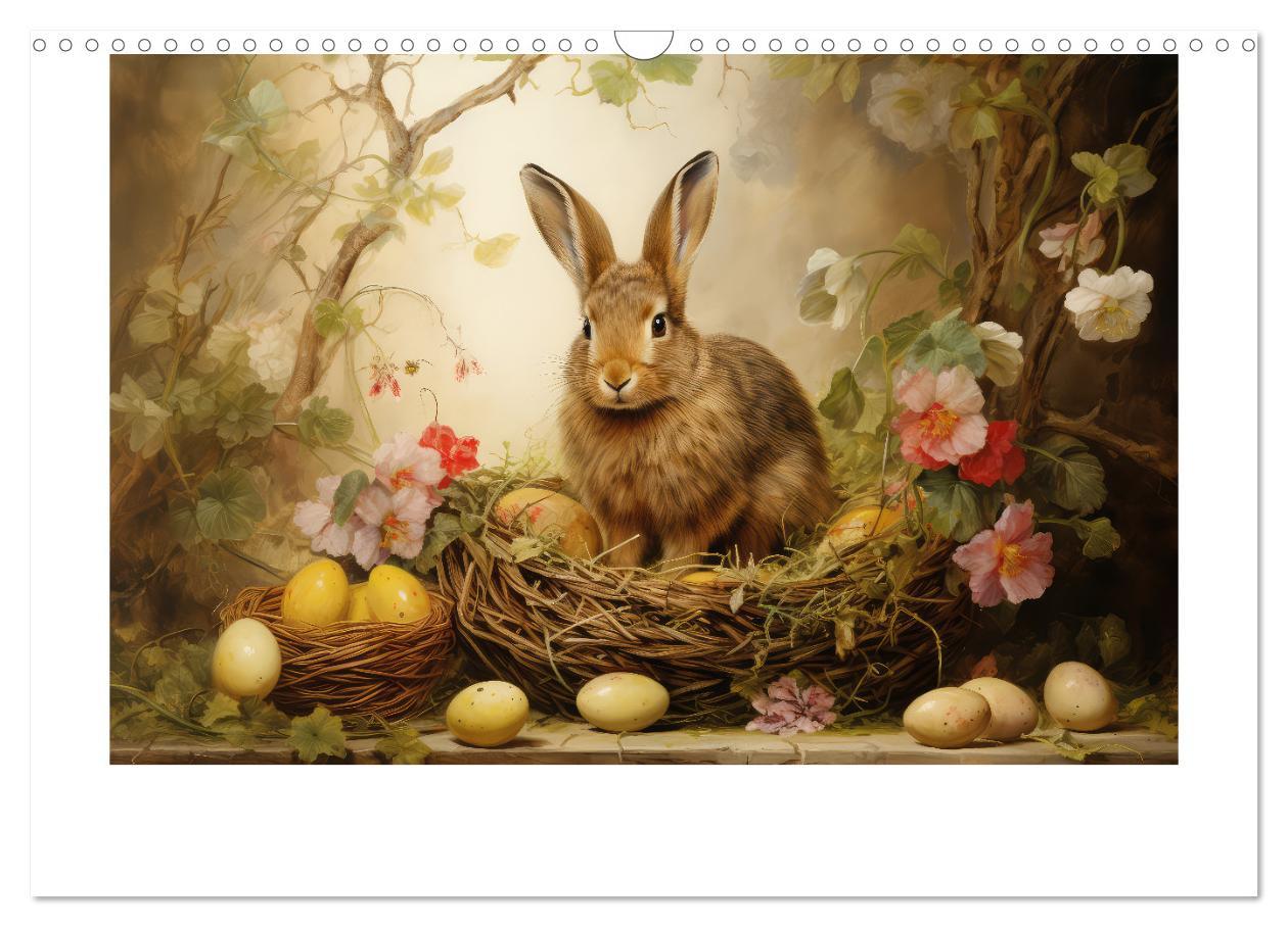 Bild: 9783383839863 | Hasenliebe (Wandkalender 2025 DIN A3 quer), CALVENDO Monatskalender