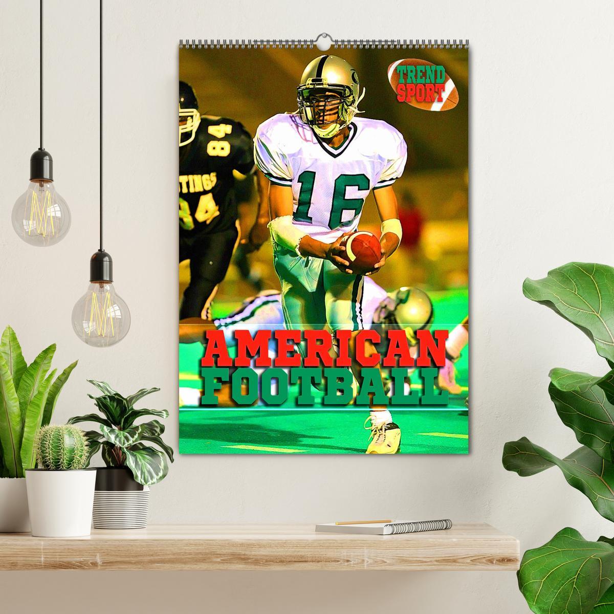 Bild: 9783435910182 | Trendsport American Football (Wandkalender 2025 DIN A2 hoch),...