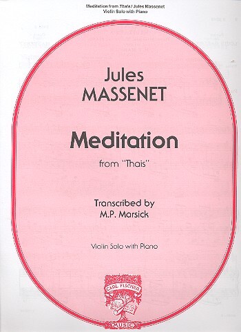 Cover: 9780825871870 | Meditation (Thais) | Jules Massenet | Buch | 2014 | Carl Fischer