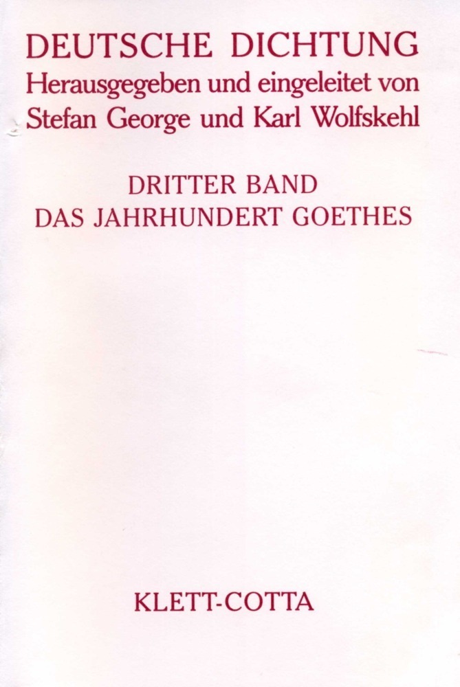 Cover: 9783608956641 | Deutsche Dichtung Band 3 (Deutsche Dichtung, Bd. 3) | Ute Oelmann