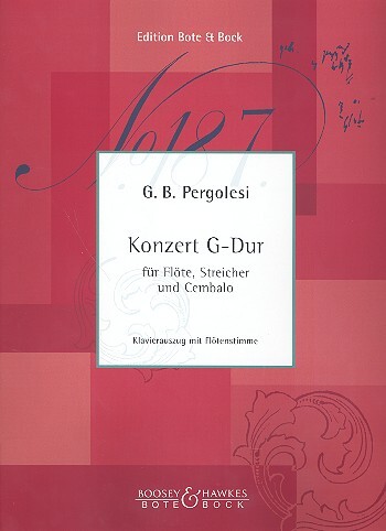 Cover: 9790202519189 | Flute Concerto in G Major | Giovanni Battista Pergolesi | Buch | 2000