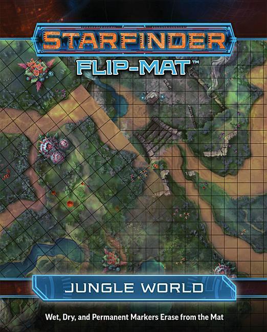 Cover: 9781640781030 | Starfinder Flip-Mat: Jungle World | Damien Mammoliti | Taschenbuch