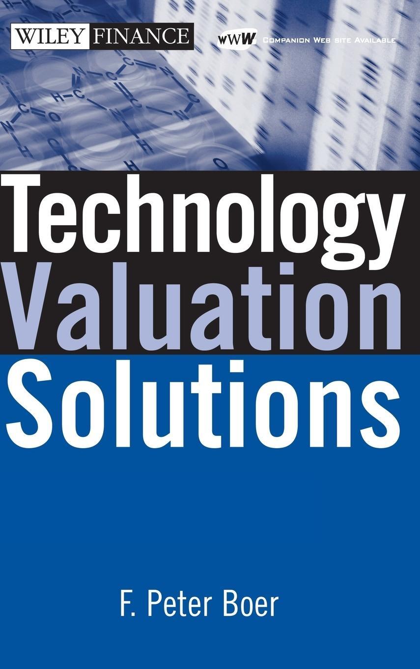 Cover: 9780471654674 | Technology Valuation Solutions | F Peter Boer | Buch | 204 S. | 2004