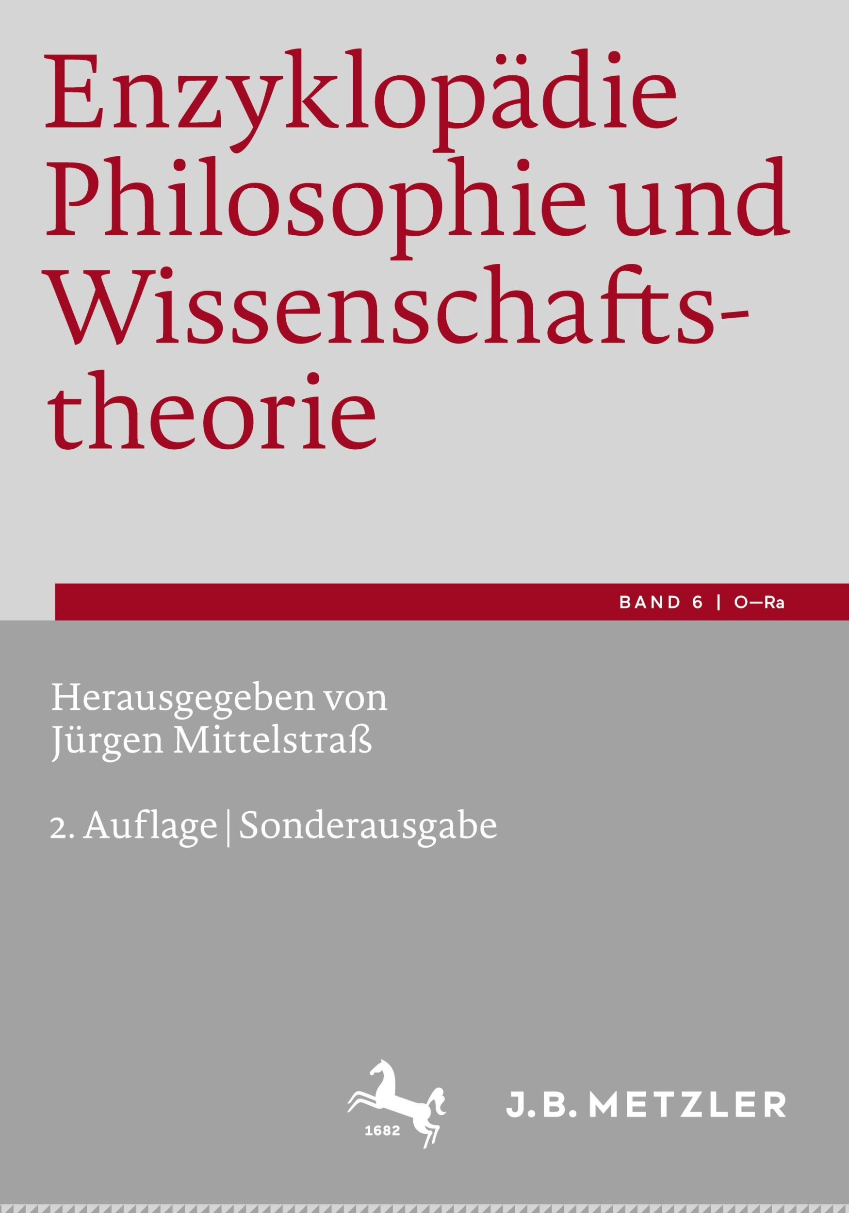 Cover: 9783662677698 | Enzyklopädie Philosophie und Wissenschaftstheorie | Bd. 6: O-Ra | Buch