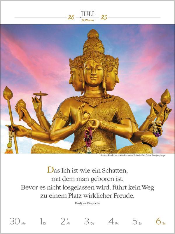 Bild: 9783731877264 | Buddhistische Weisheiten 2025 | Verlag Korsch | Kalender | 54 S.