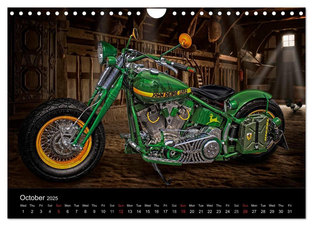 Bild: 9781325961658 | Motorbike Dreams (Wall Calendar 2025 DIN A4 landscape), CALVENDO 12...