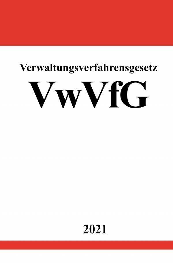 Cover: 9783754902615 | Verwaltungsverfahrensgesetz (VwVfG) | Ronny Studier | Taschenbuch