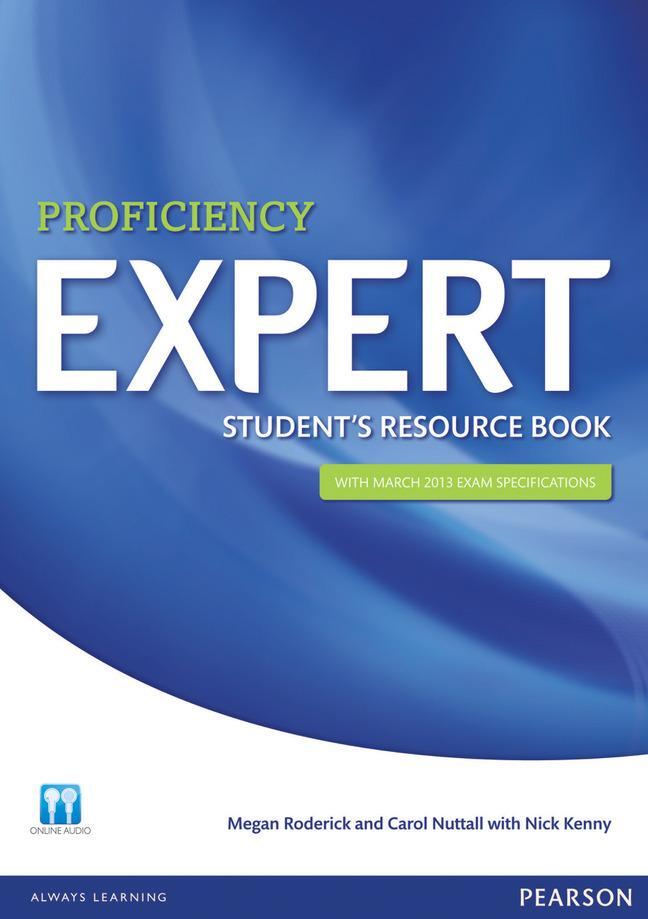 Cover: 9781408299005 | Expert Proficiency Student's Resource Book (with Key) | Taschenbuch