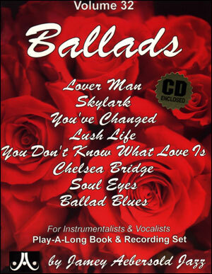 Cover: 635621000322 | Ballads | Jazz Play-Along Vol.32 | Buch + CD | Aebersold