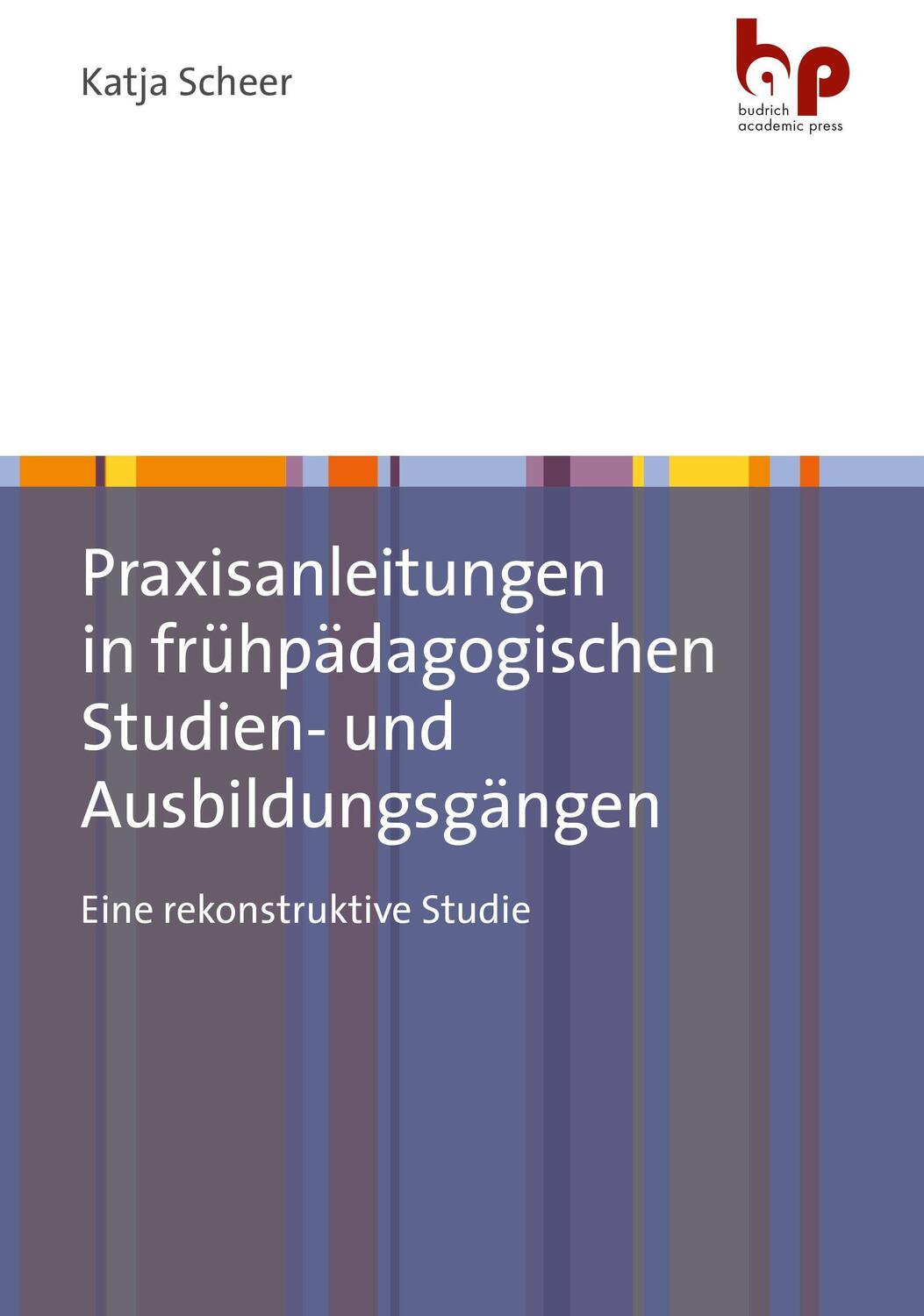 Cover: 9783966650656 | Praxisanleitungen in frühpädagogischen Studien- und Ausbildungsgängen