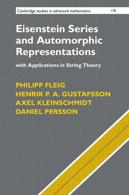 Cover: 9781107189928 | Eisenstein Series and Automorphic Representations | Fleig (u. a.)