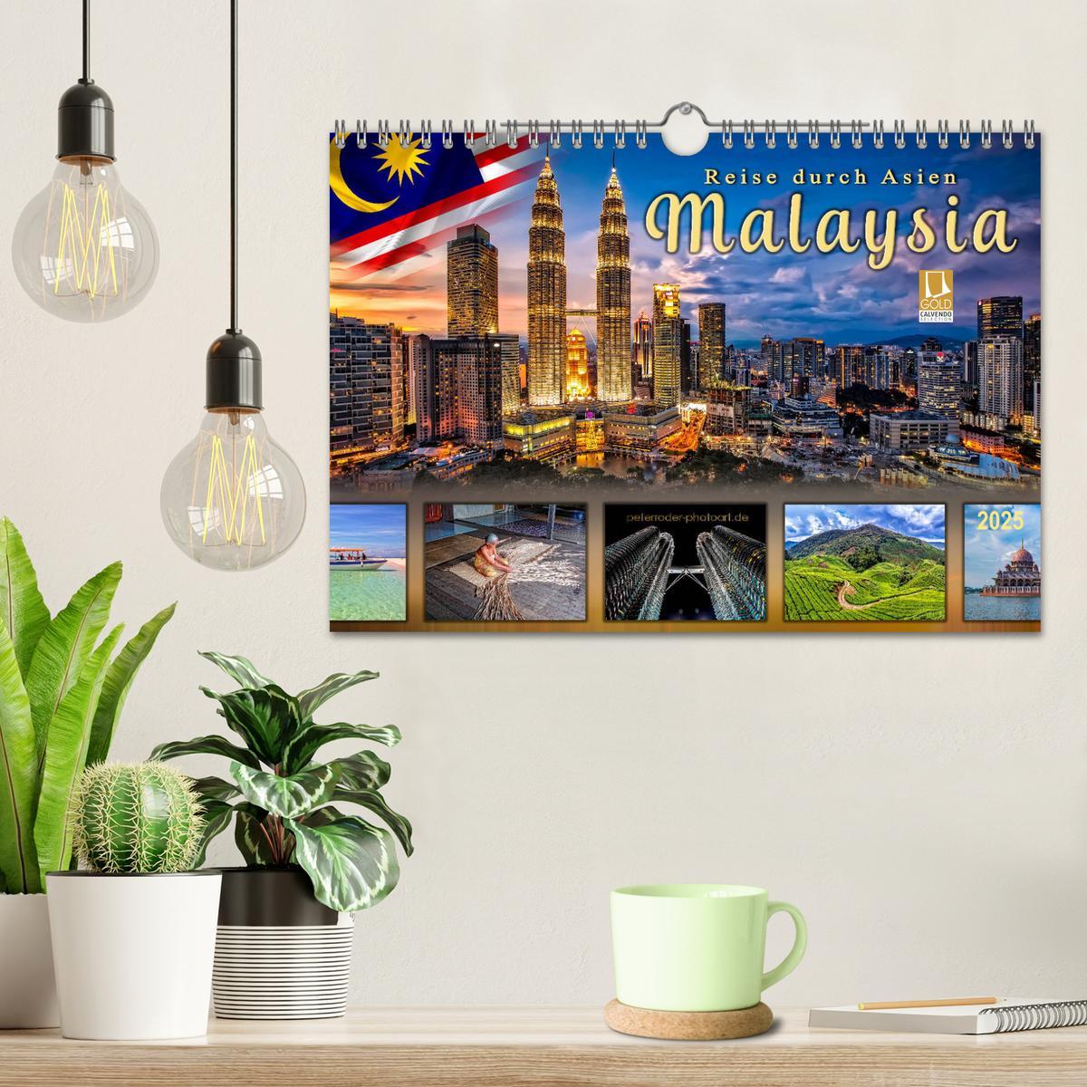 Bild: 9783435438327 | Reise durch Asien - Malaysia (Wandkalender 2025 DIN A4 quer),...