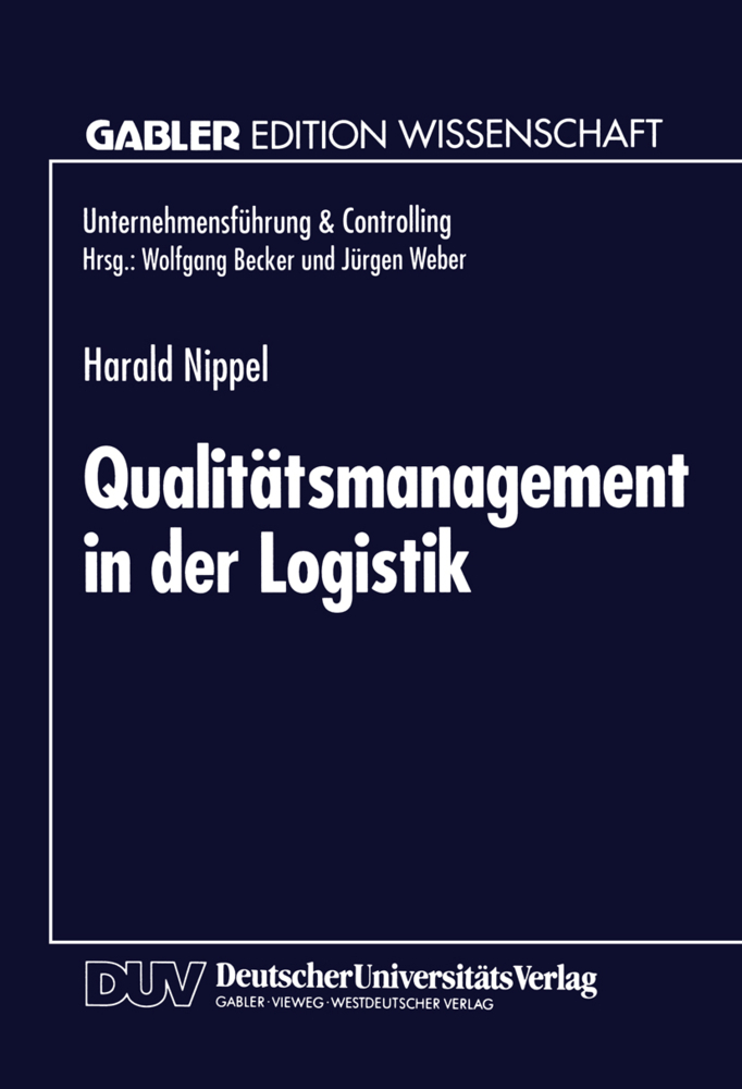 Cover: 9783824461646 | Qualitätsmanagement in der Logistik | Harald Nippel | Taschenbuch