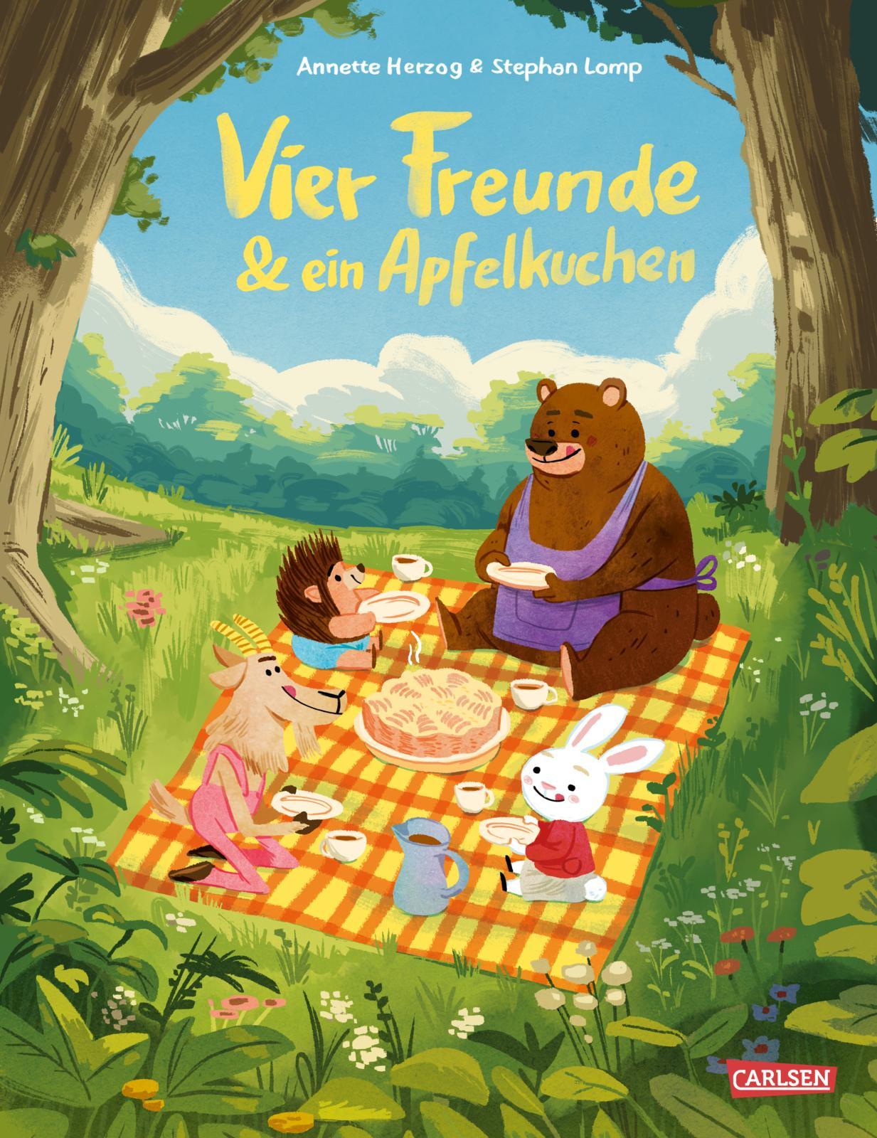 Cover: 9783551522399 | Vier Freunde und ein Apfelkuchen | Annette Herzog | Buch | 32 S.