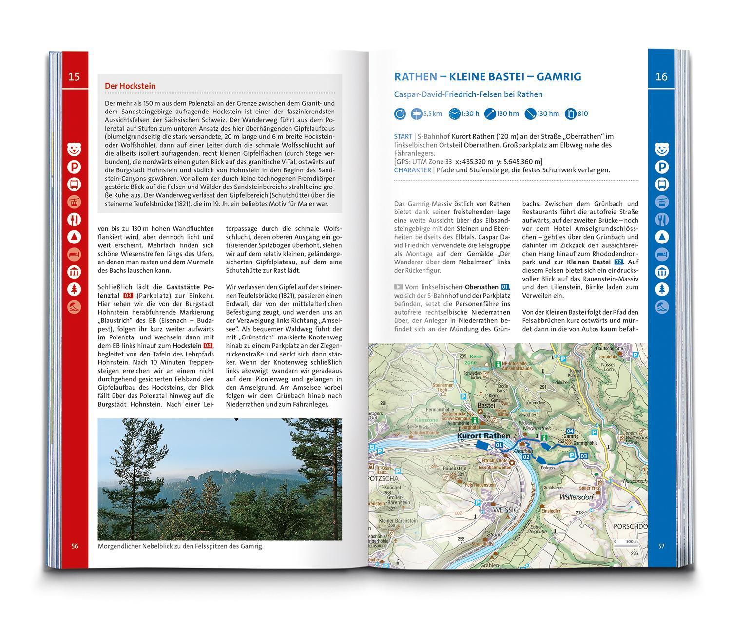 Bild: 9783991219026 | KOMPASS Wanderlust Elbsandsteingebirge und bei Dresden | Taschenbuch