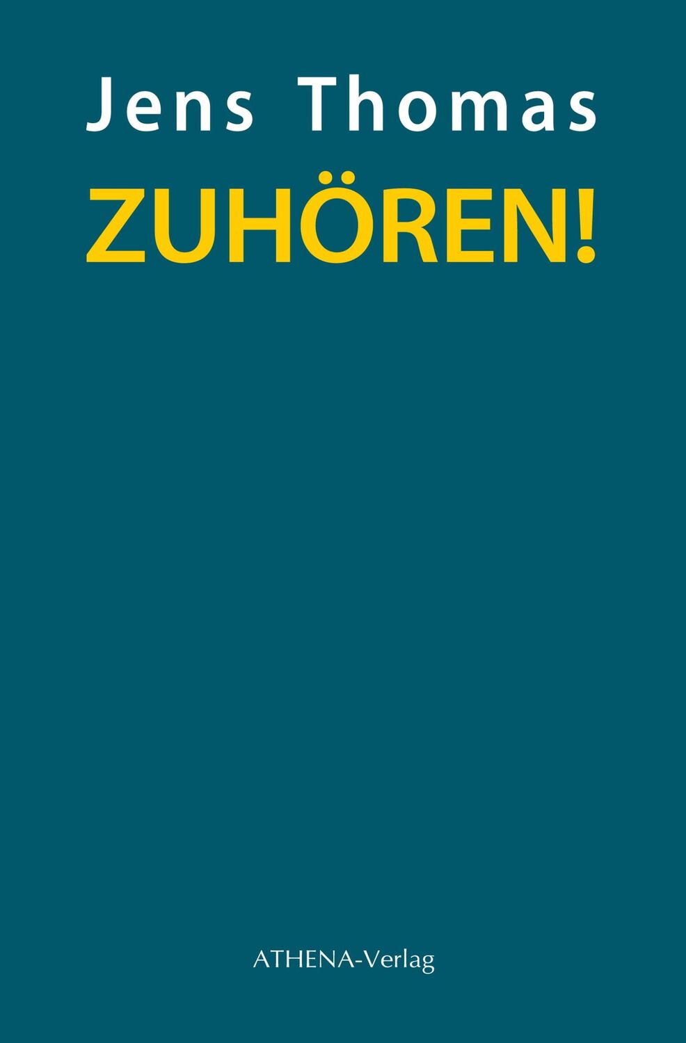 Cover: 9783745511499 | ZUHÖREN! | Geschichten und Gedanken eines Musikers über das Hören