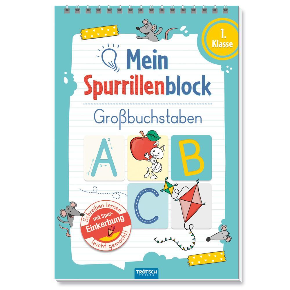 Cover: 9783965523470 | Trötsch Mein Spurrillenblock Großbuchstaben Übungsbuch | KG | Buch