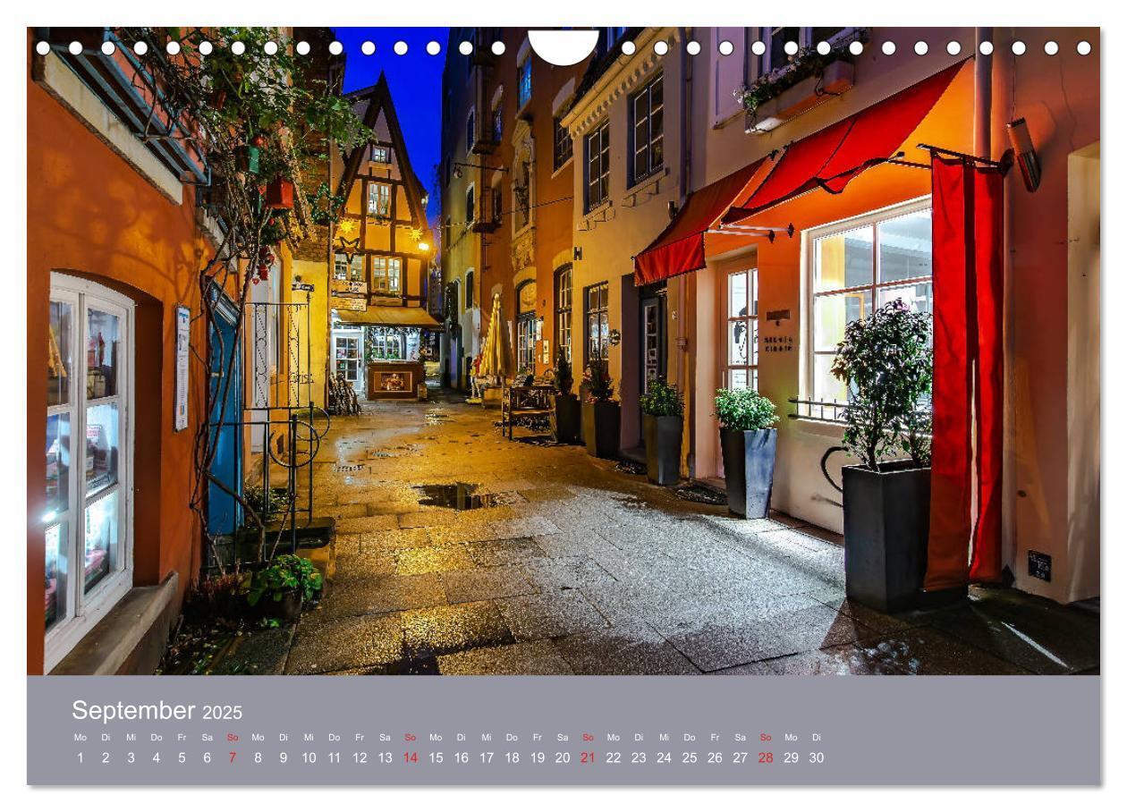 Bild: 9783435177684 | Nachts in Bremen (Wandkalender 2025 DIN A4 quer), CALVENDO...