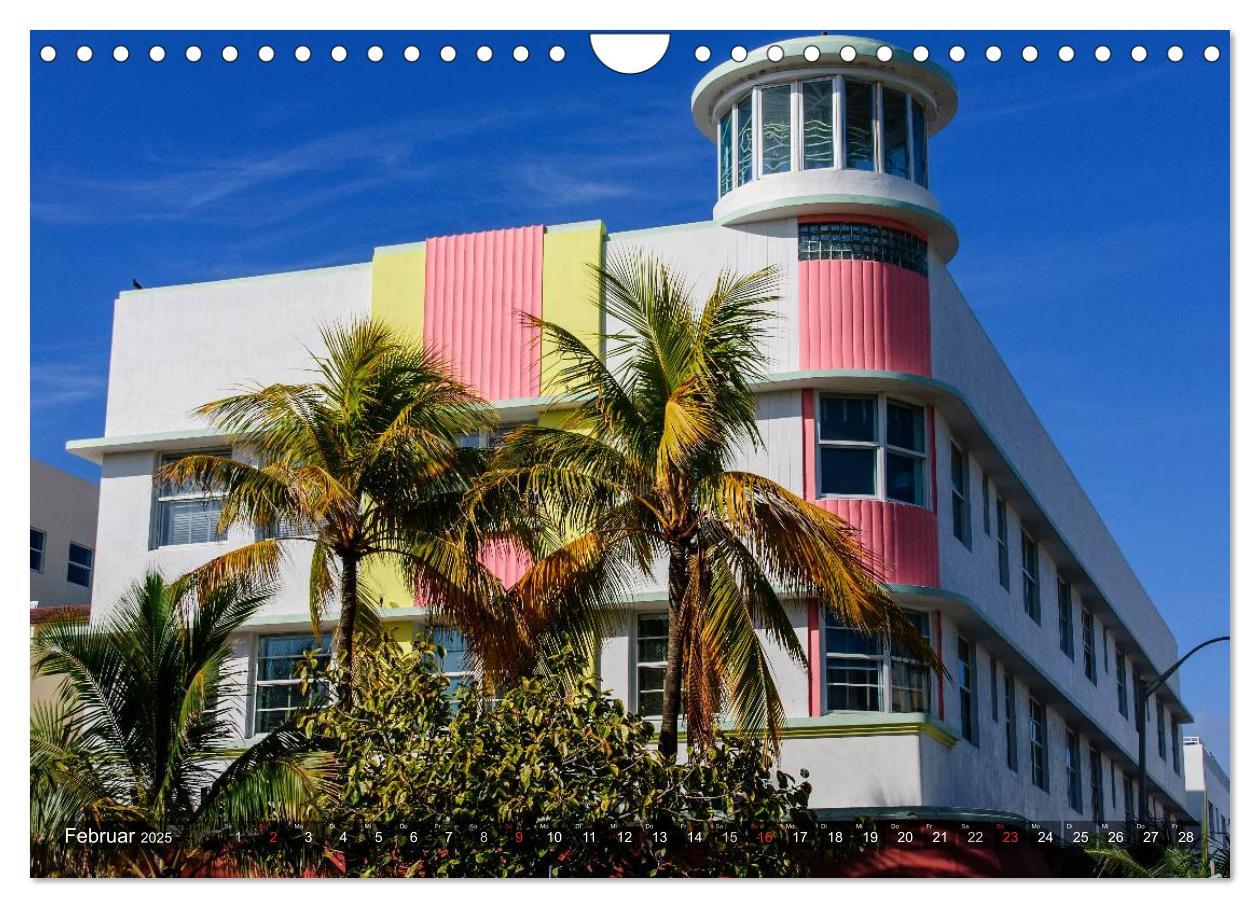 Bild: 9783435708406 | Miami South Beach (Wandkalender 2025 DIN A4 quer), CALVENDO...