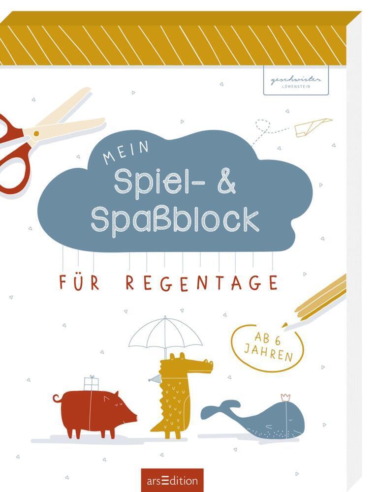 Cover: 9783845843889 | Mein Spiel- &amp; Spaßblock für Regentage | Anne und Ruth Löwenstein