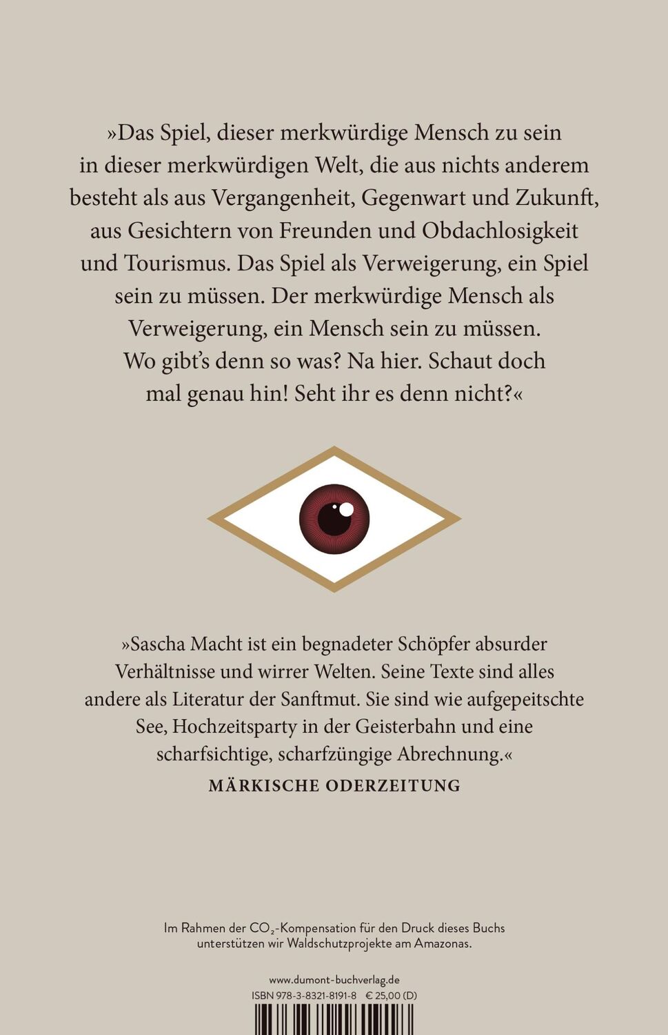 Rückseite: 9783832181918 | Spyderling | Roman | Sascha Macht | Buch | 480 S. | Deutsch | 2022