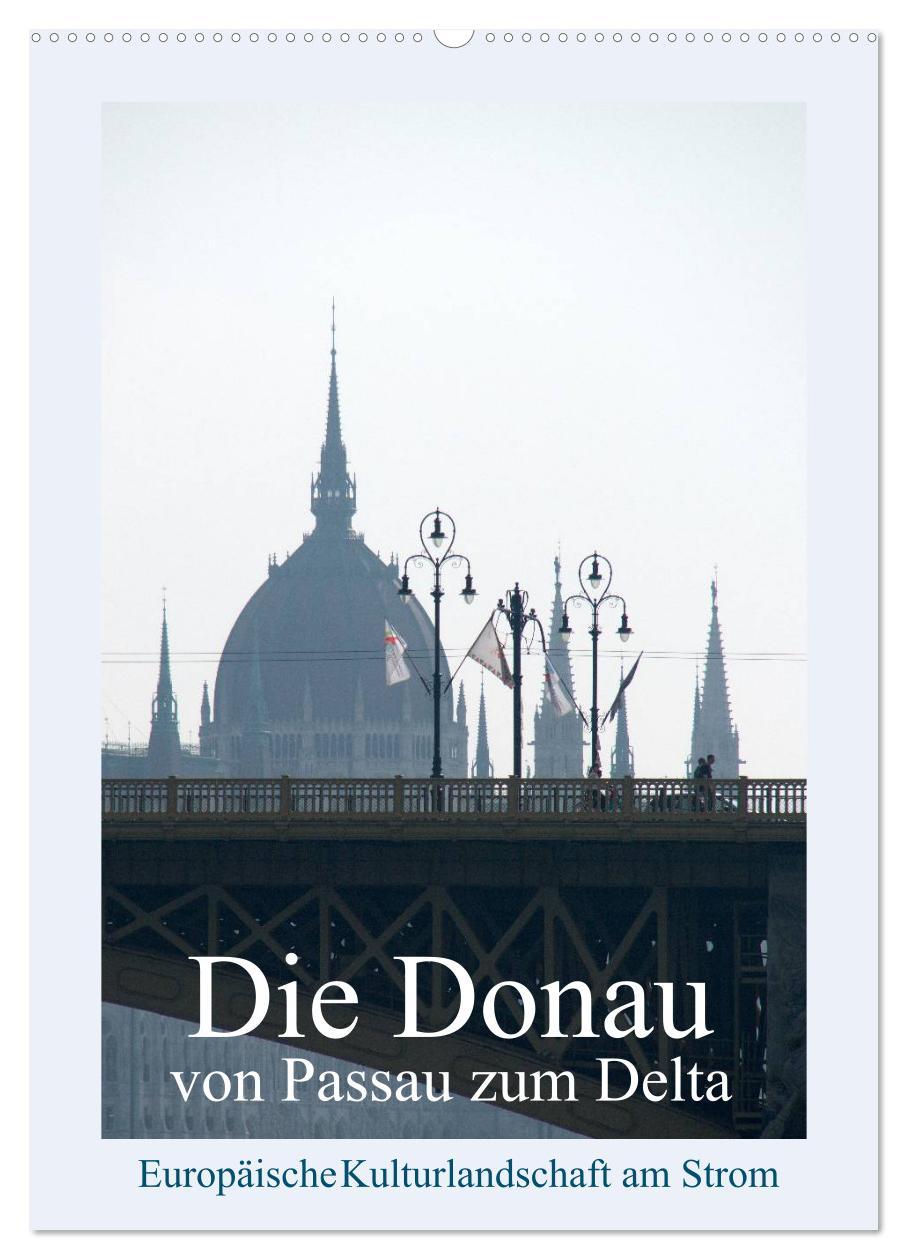 Cover: 9783457019382 | Die Donau von Passau zum Delta (Wandkalender 2025 DIN A2 hoch),...