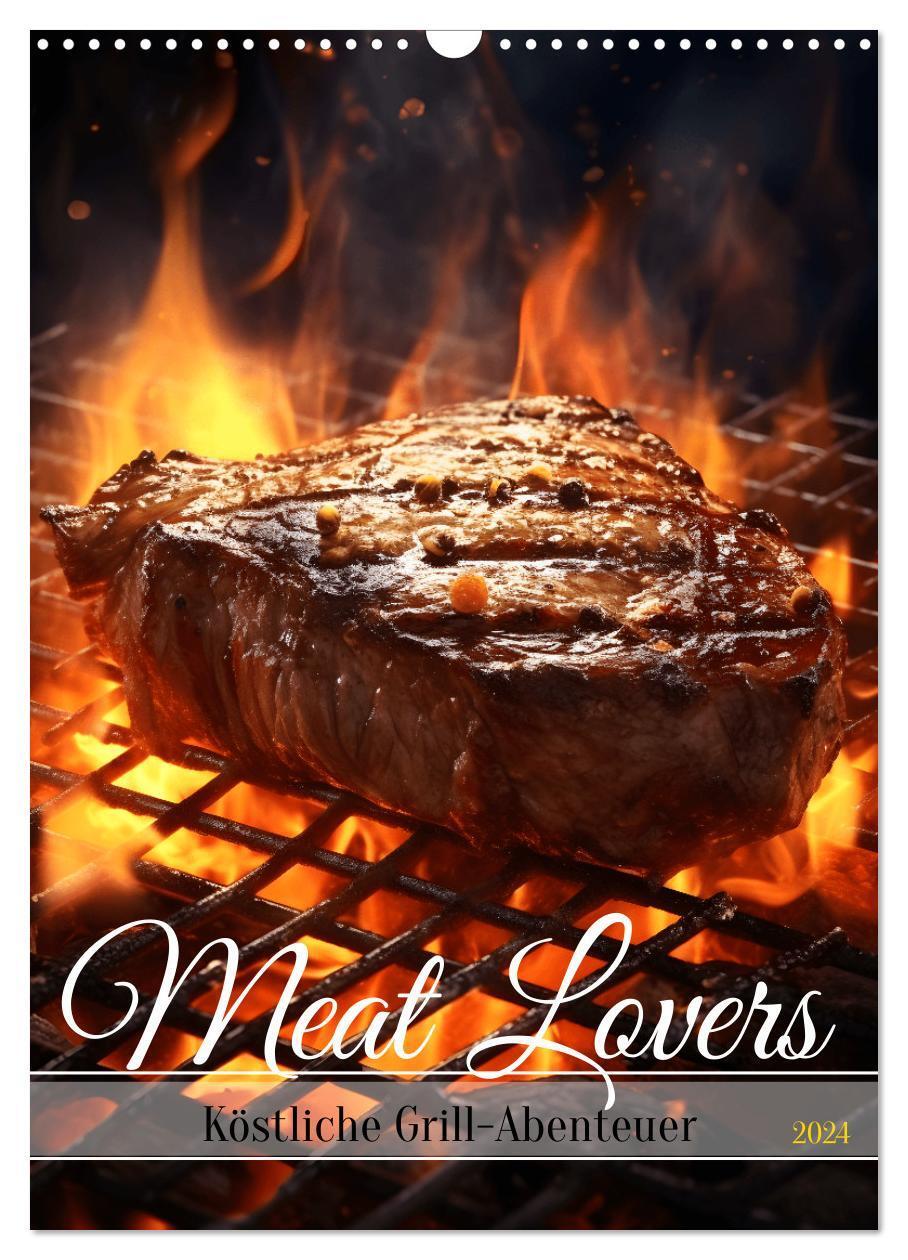 Cover: 9783383720765 | Meat Lovers - Köstliche Grill Abenteuer (Wandkalender 2024 DIN A3...