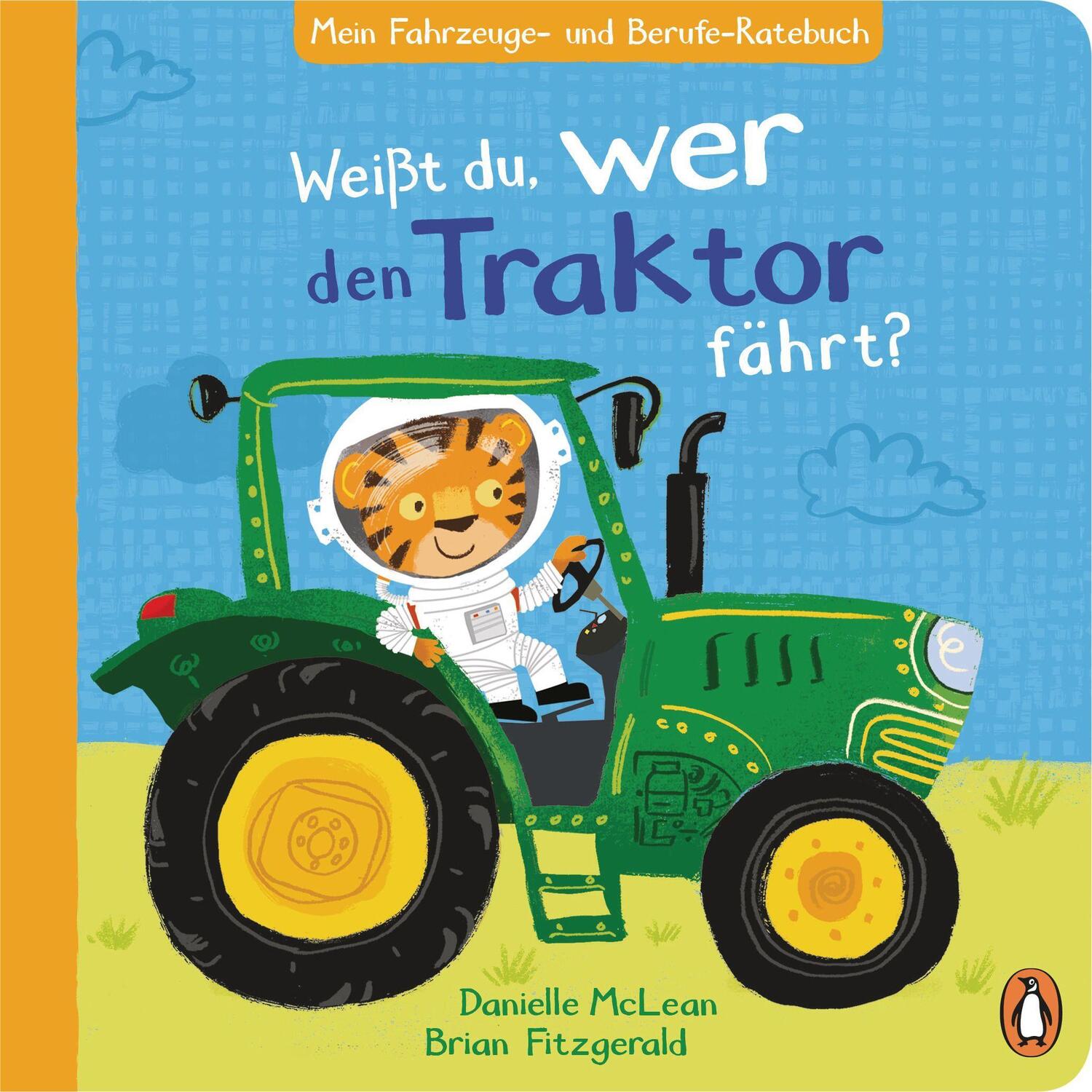Cover: 9783328301141 | Mein Fahrzeuge- und Berufe-Ratebuch - Weißt du, wer den Traktor fährt?