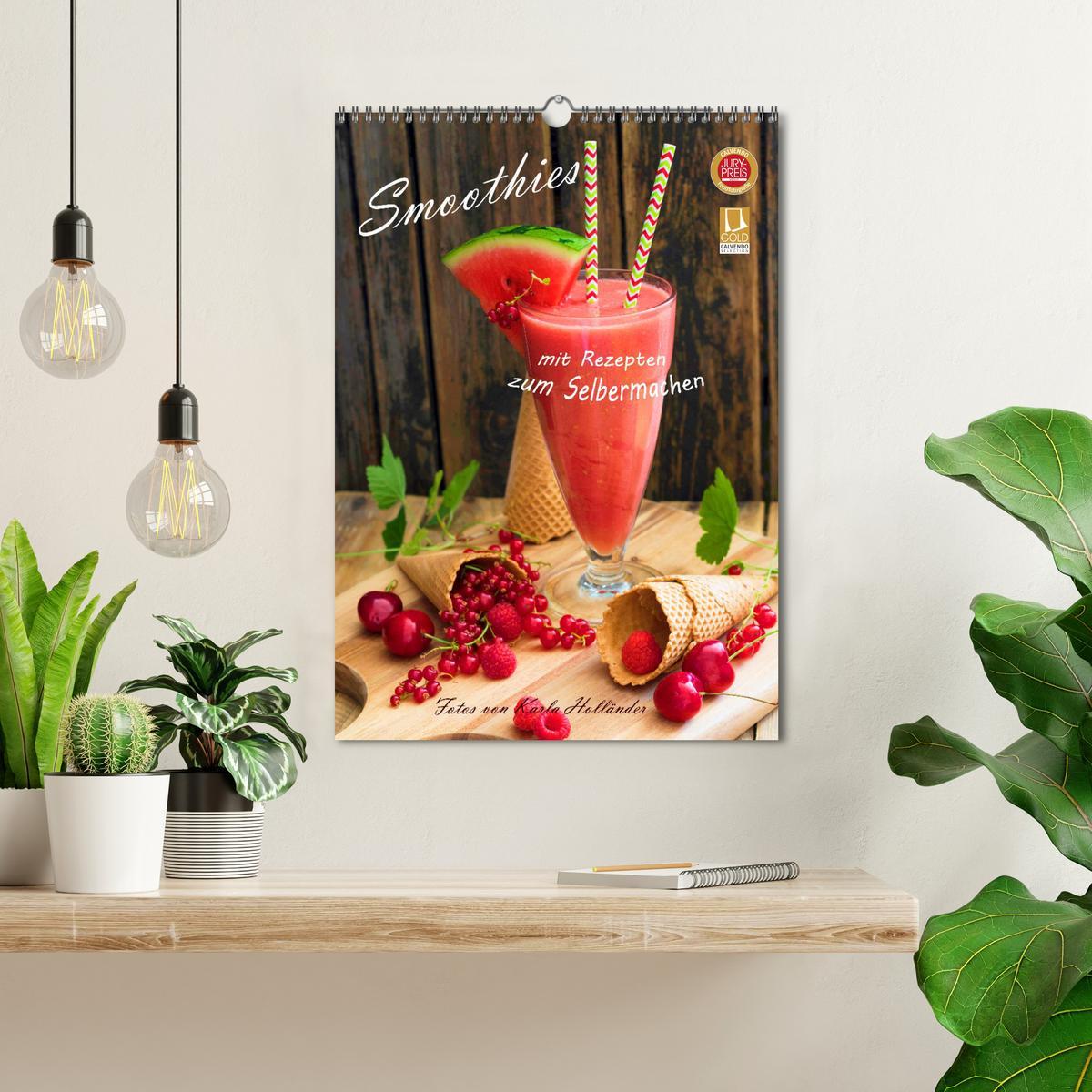 Bild: 9783435985548 | Smoothies zum Selbermachen (Wandkalender 2025 DIN A3 hoch),...