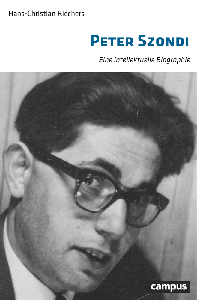 Cover: 9783593512228 | Peter Szondi | Eine intellektuelle Biographie | Riechers | Taschenbuch