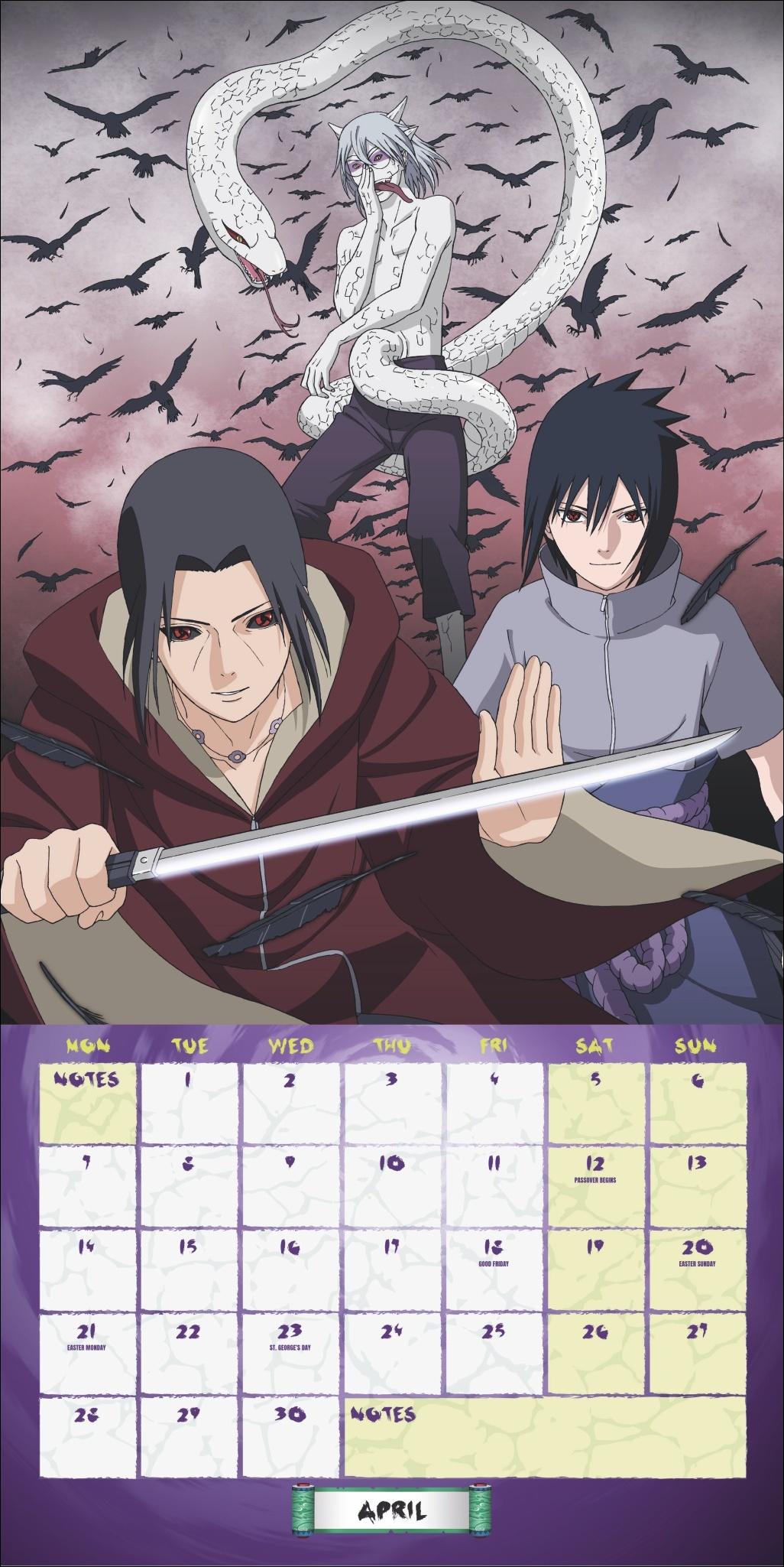 Bild: 9783840196812 | Naruto Broschurkalender 2025 | Kalender | Danilo | 28 S. | Englisch