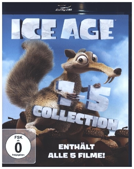 Cover: 8717418579357 | Ice Age 1-5 BD | Blu-ray Disc | Blu-ray | Deutsch | 2020