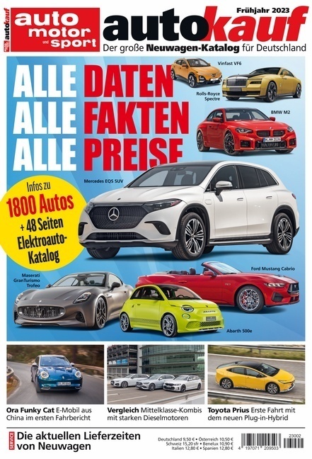 Cover: 9783613320949 | autokauf 02/2023 Frühjahr | Der große Neuwagen-Katalog für Deutschland
