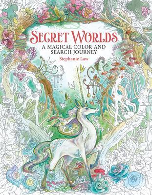 Cover: 9781684620333 | Secret Worlds | A Magical Color and Search Journey | Stephanie Law