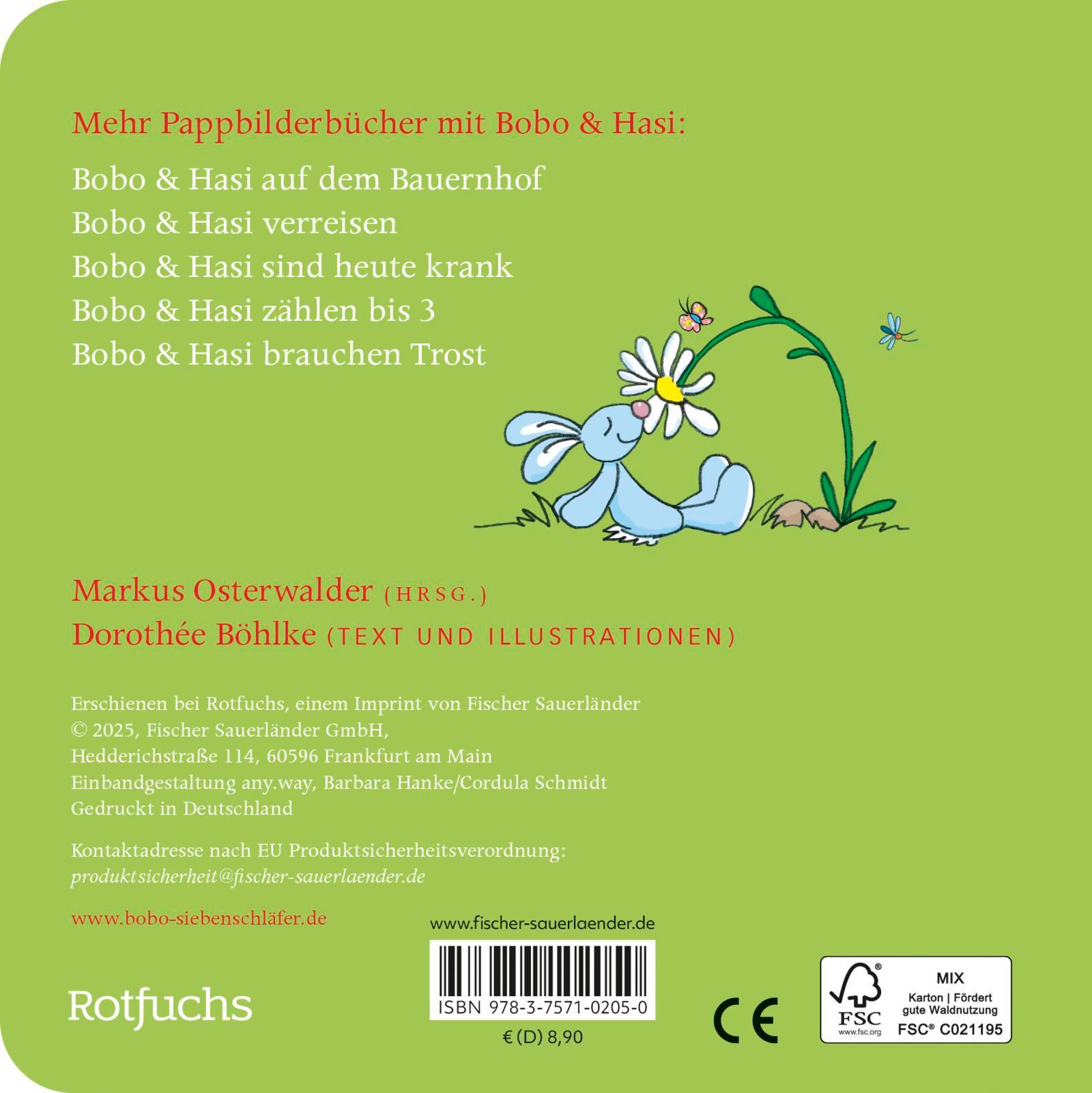 Rückseite: 9783757102050 | Bobo &amp; Hasi suchen den Frühling | Dorothée Böhlke | Buch | 18 S.